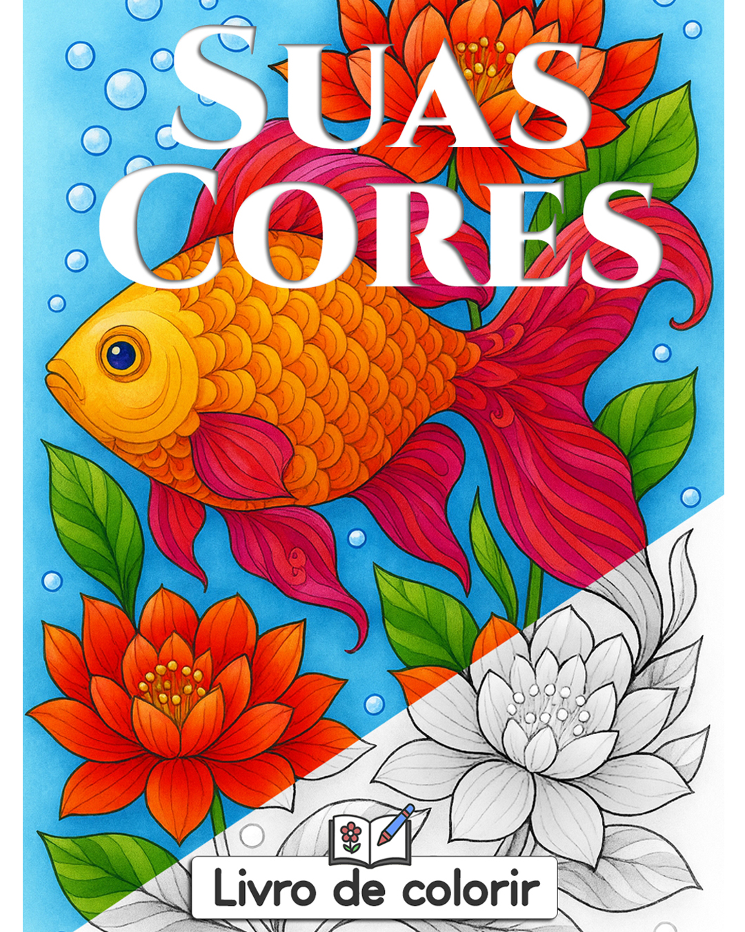 Livro de colorir Suas Cores